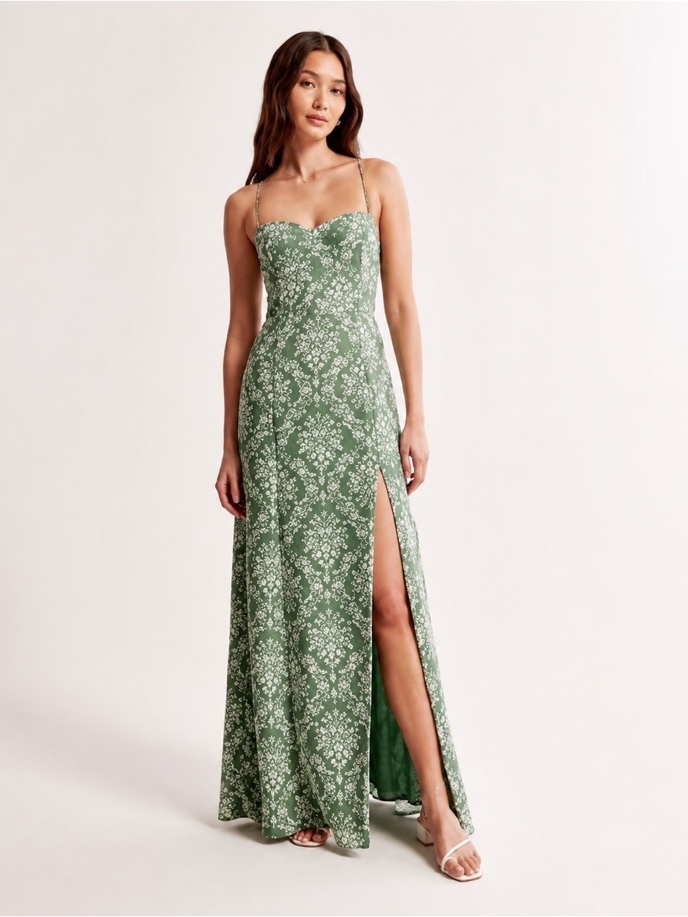 Abercrombie Camille Tie Back Floral Maxi Dress S